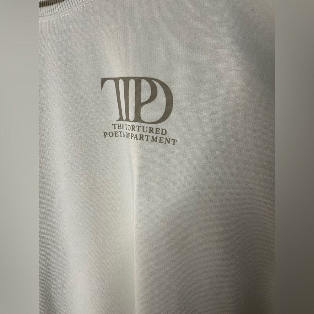 Taylor Swift The Tortured Poets Department Crewneck Sweatshirt - Picture 3 of 9